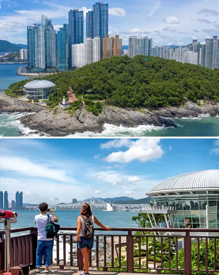 Dongbaek Island in Busan