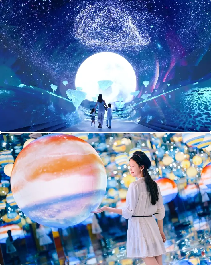 Main hall exhibition at Space & Time Cube+ Pattaya