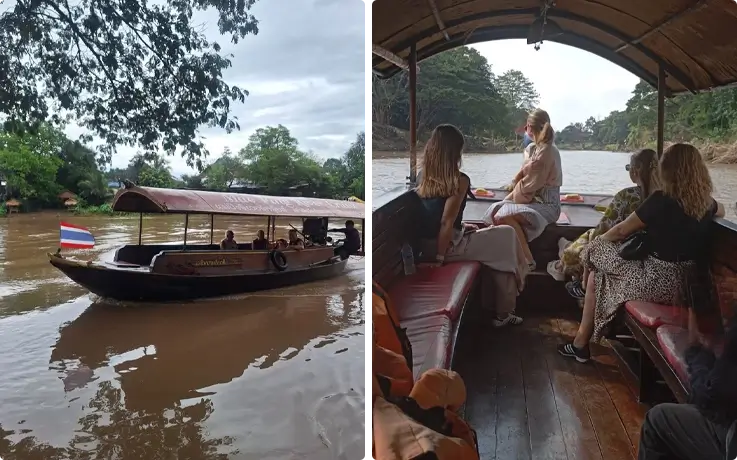 Mae Ping River Cruise ride in Chiang Mai