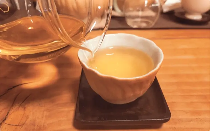 Tea served at International Seon Center in Seoul