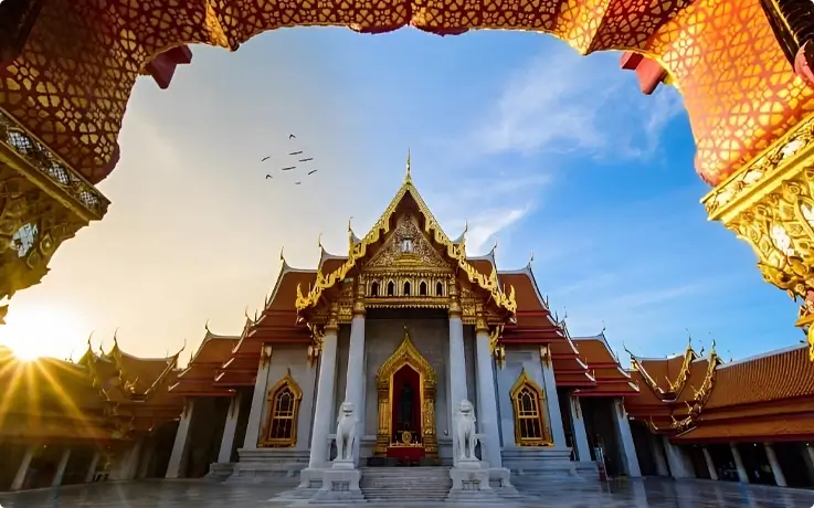 The Marble Temple in Bangkok
