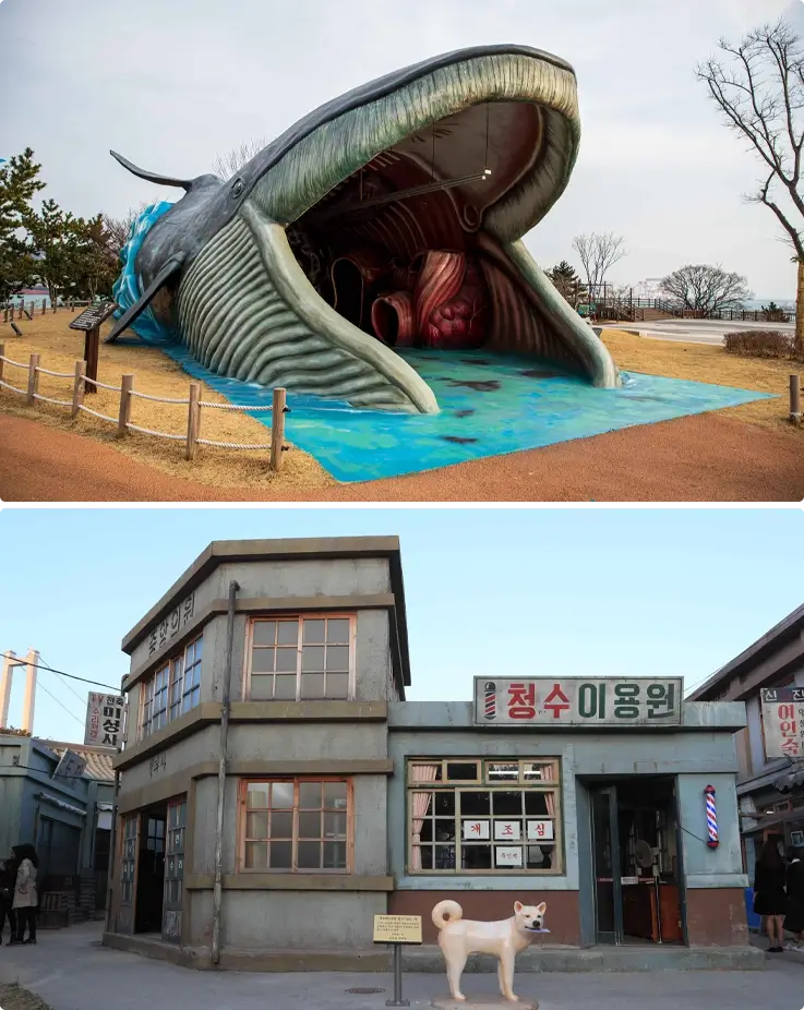 Jangsaengpo Whale Culture Village in Ulsan
