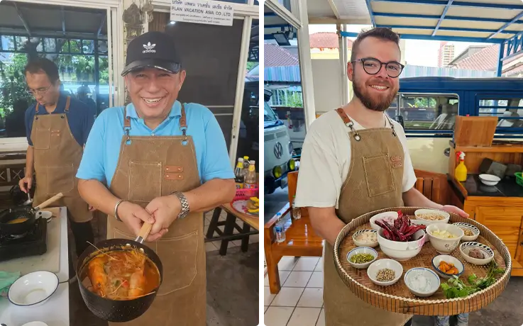 Cooking class in Bangkok at Uncle and Aunty Cooking Home
