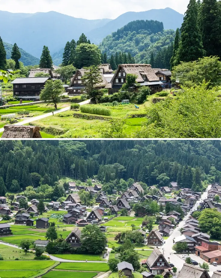 UNESCO Heritage villages in Japan: Shirakawa-go & Gokayama Ainokura