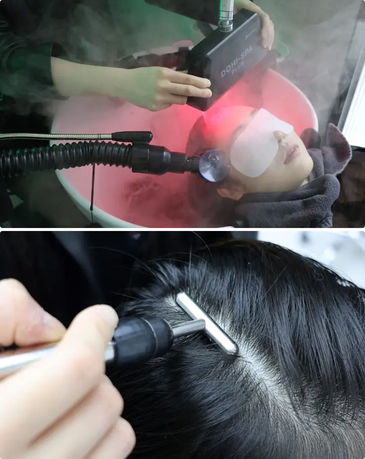 Head spa at Vog Hair K-beauty Hongdae Lounge Branch