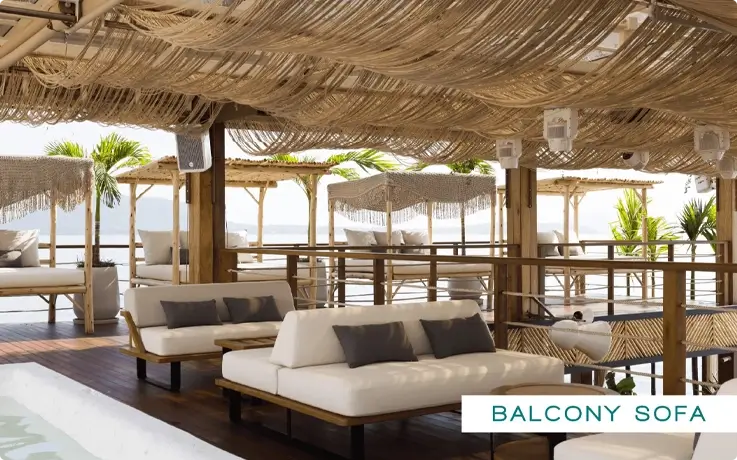 Balcony sofa at Yona Beach Club Phuket