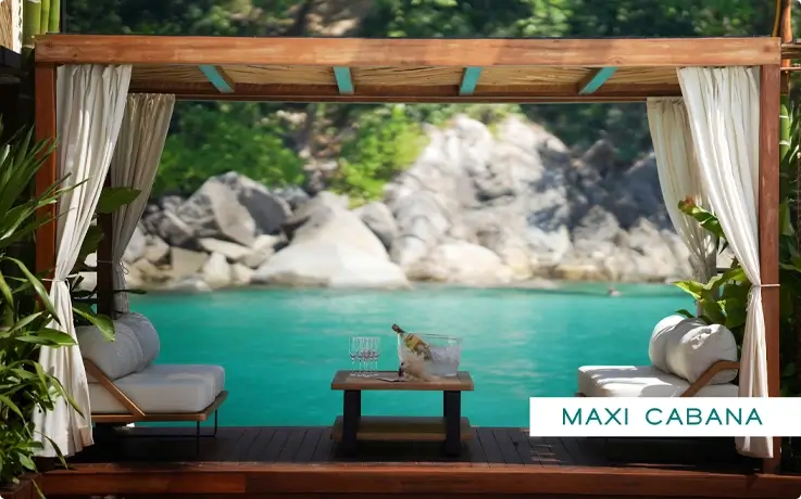 Maxi cabana at Yona Beach Club Phuket