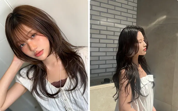 People getting hair cut service at SOONSOO Beauty Salon in Apgujeong, Seoul