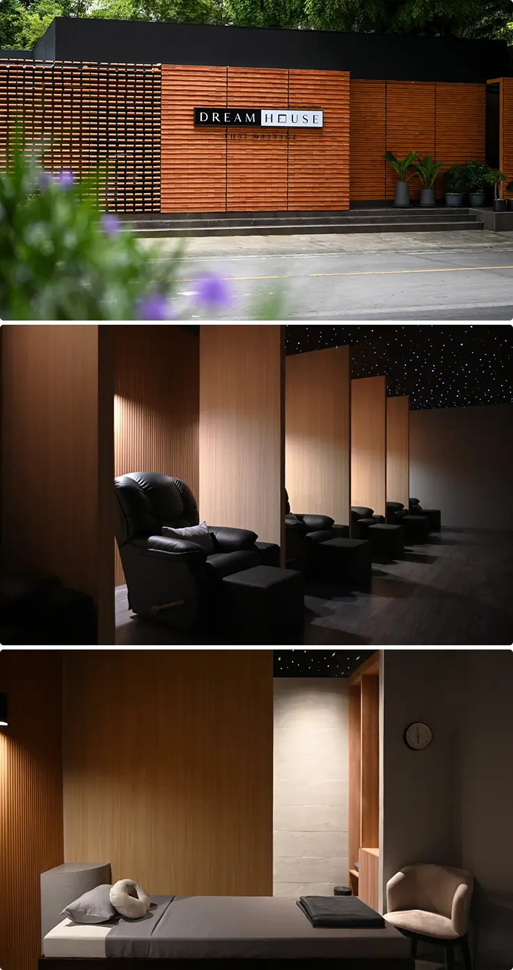 Exterior and elegant facilities of Dream House Thai Massage - Sukhumnvit 20 Branch in Bangkok