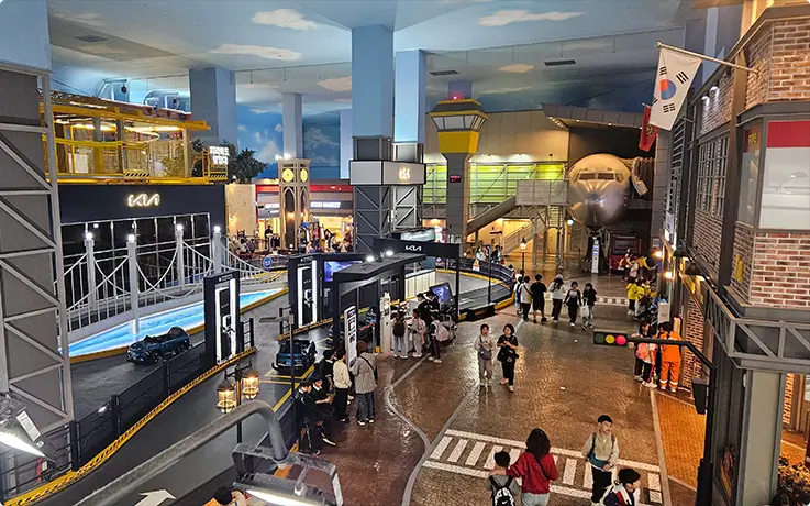 Overall landscape at KidZania Busan
