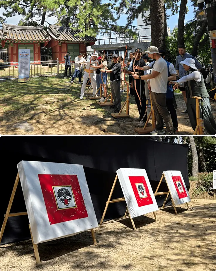Traditional Korean Archery (Gukgung) Experience in Suyeongseong Martial Arts Village