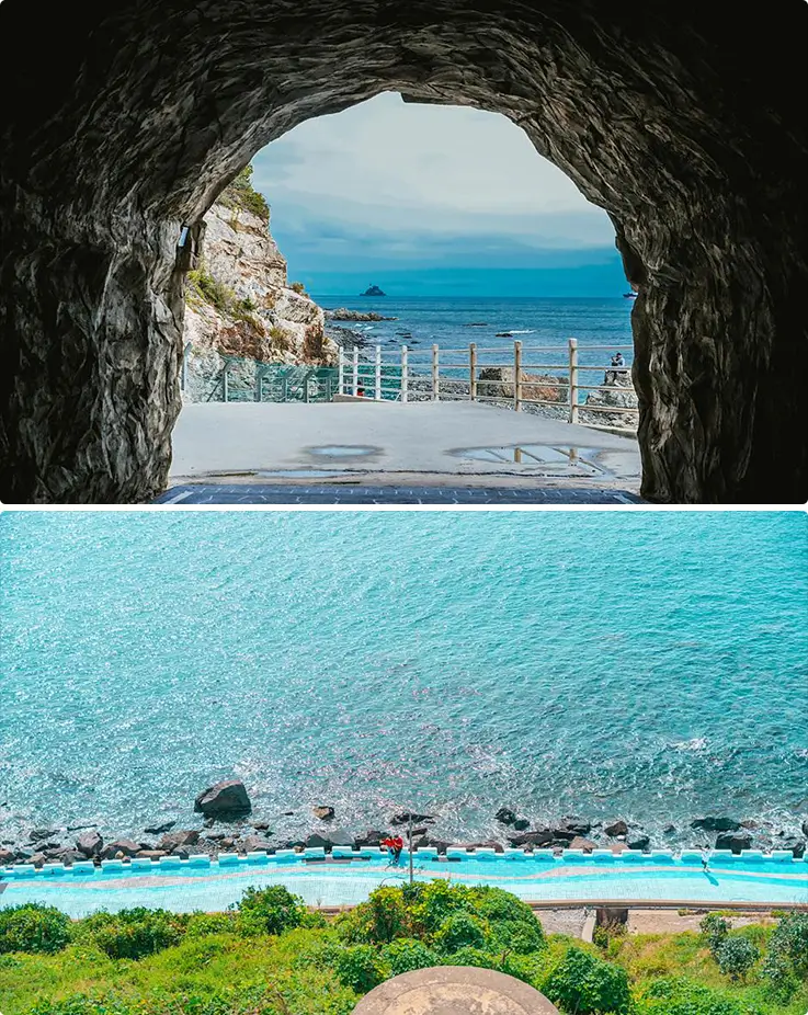 Iconic photo spots at Yeongdo Huinnyeoul Culture Village in Busan