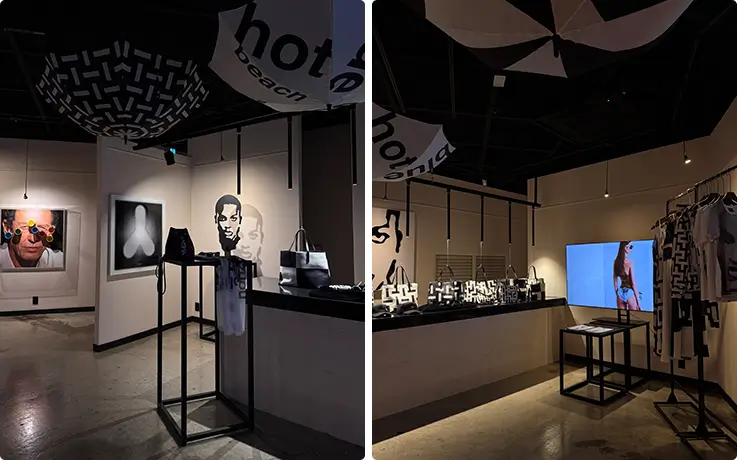 逛逛 Zigzag Art Center 的時尚禮品店,選購藝術家設計的服飾與配件。
