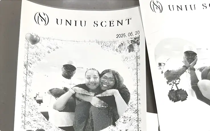 People taking vintage-style photos