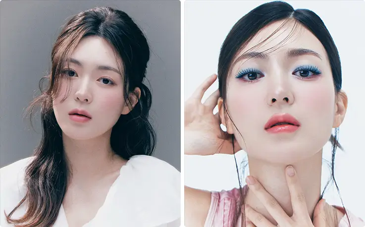 Styling Examples of K-Pop Idol Hair & Makeup - Female Option