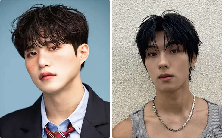 Styling Examples of K-Pop Idol Hair & Makeup - Male Option