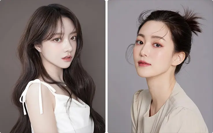 Styling Examples of K-Pop Idol Hair & Makeup - Female Option