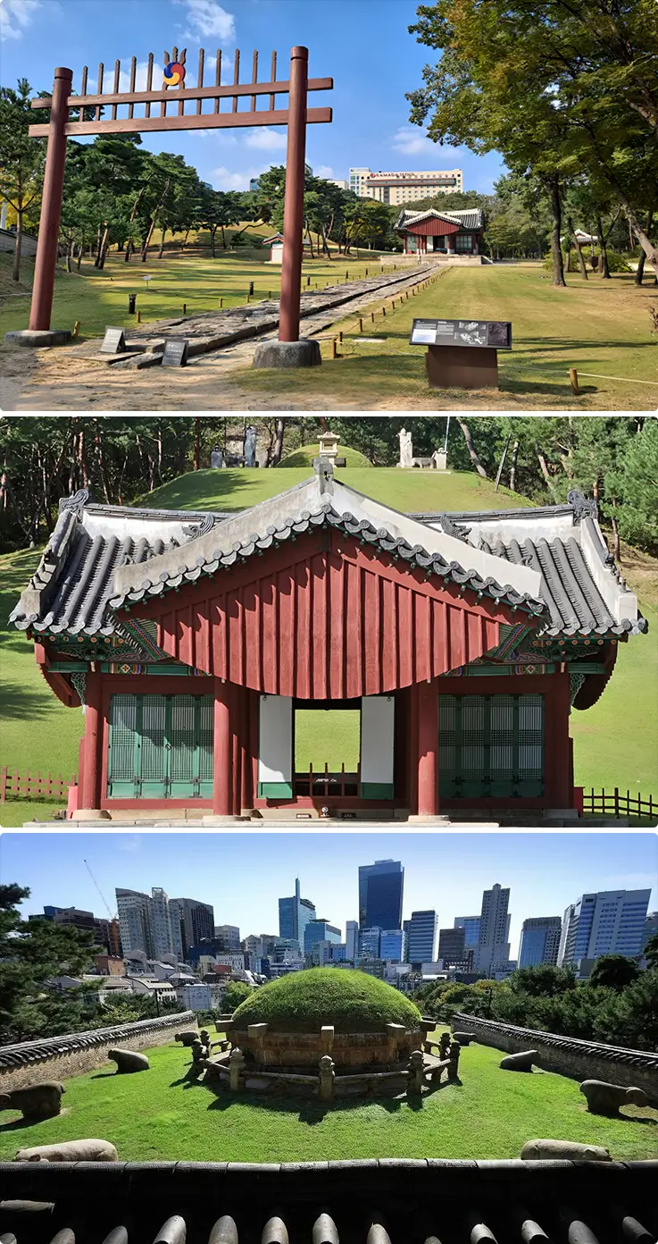 Peaceful landscapes at Seolleung and Jeongneung Royal Tombs in Seoul