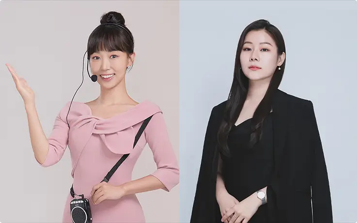 Tour Guides 'Julie' and 'Jay'