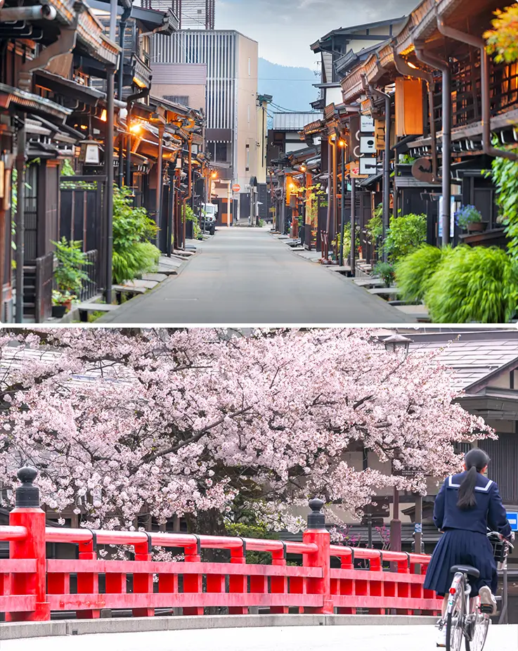 Stunning scenery at Hida Takayama in Gifu