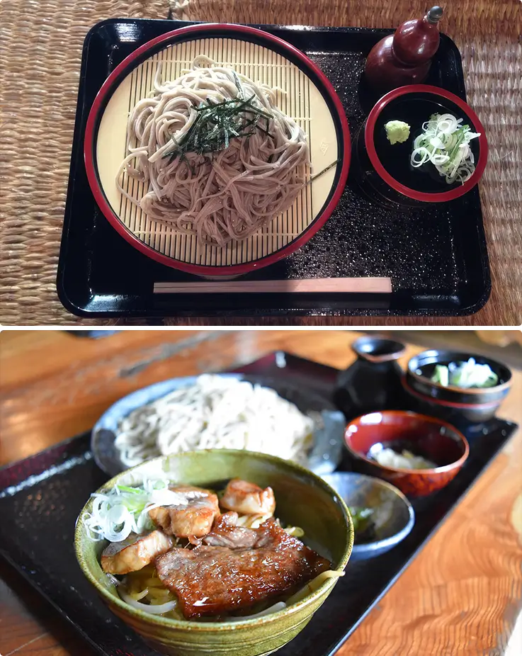 Delicious Japanese foods at Shirakawa-go Village in Gifu