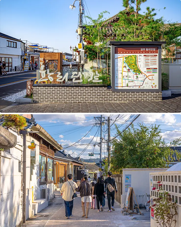 Various Stores on Hwangnidan-gil