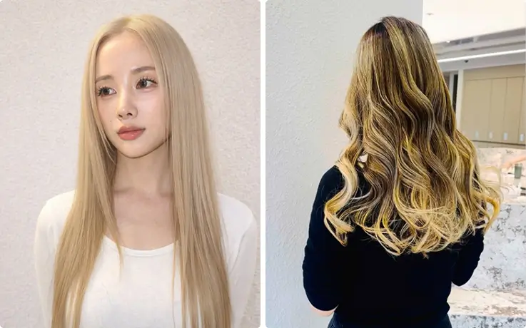 People getting hair styling at JUNO Hair- Myeongdong Street Branch