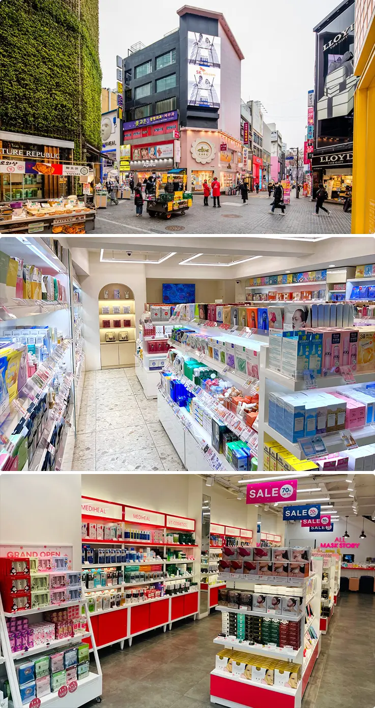 Beauty Shops in Myeongdong