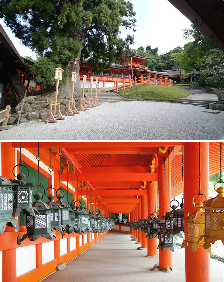 Stunning landscapes at Kasuga Taisha Shrine in Nara Park
