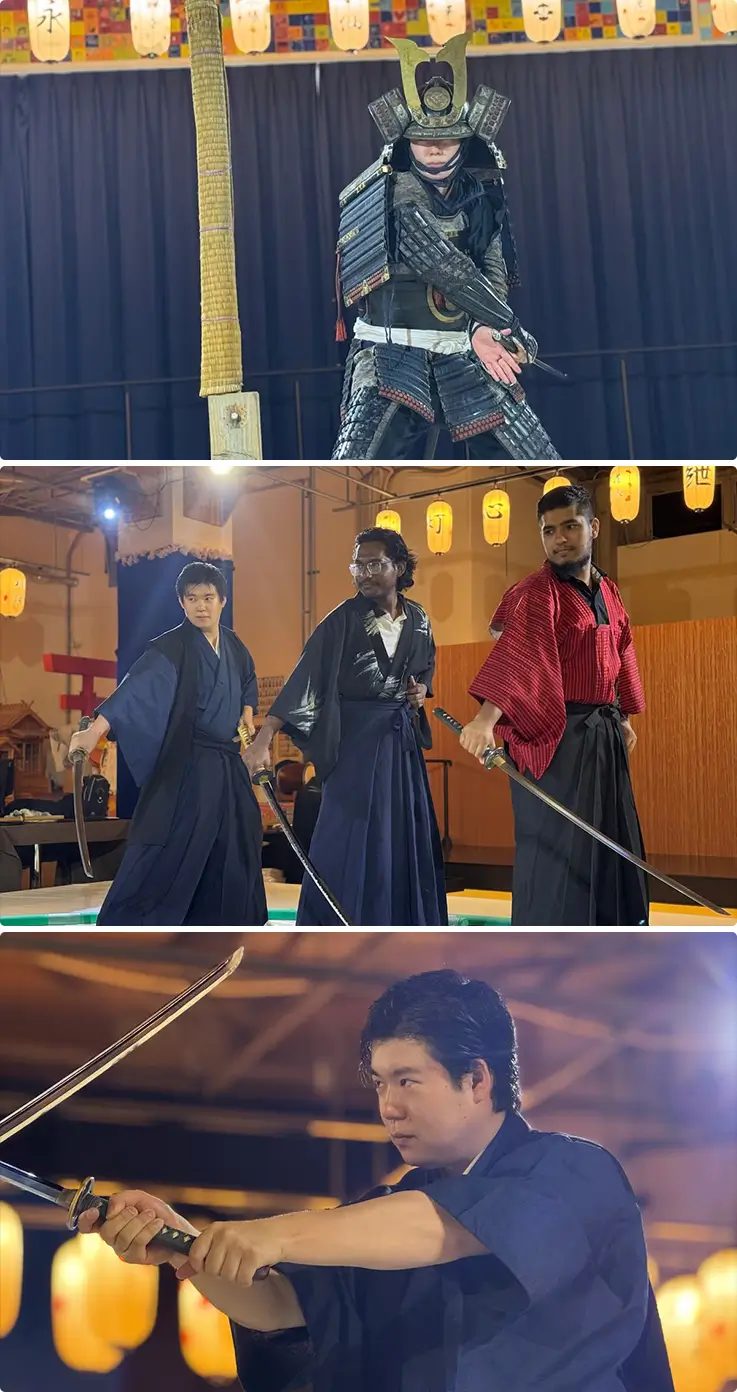 Samurai Show and Experience at Samurai Wagyu Musashi