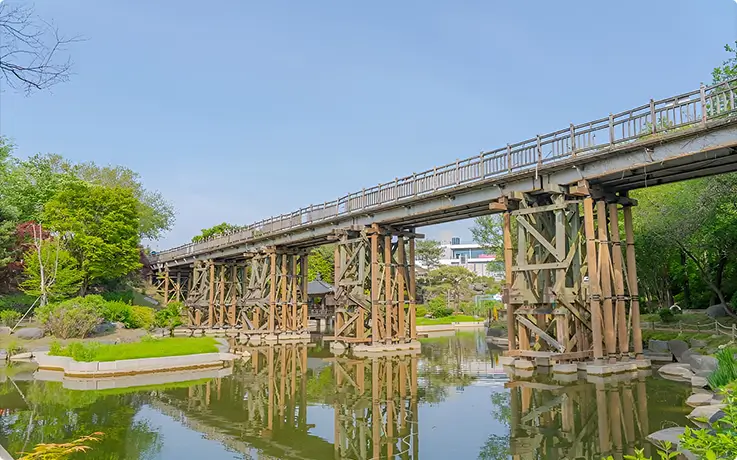 Freedom Bridge in Paju