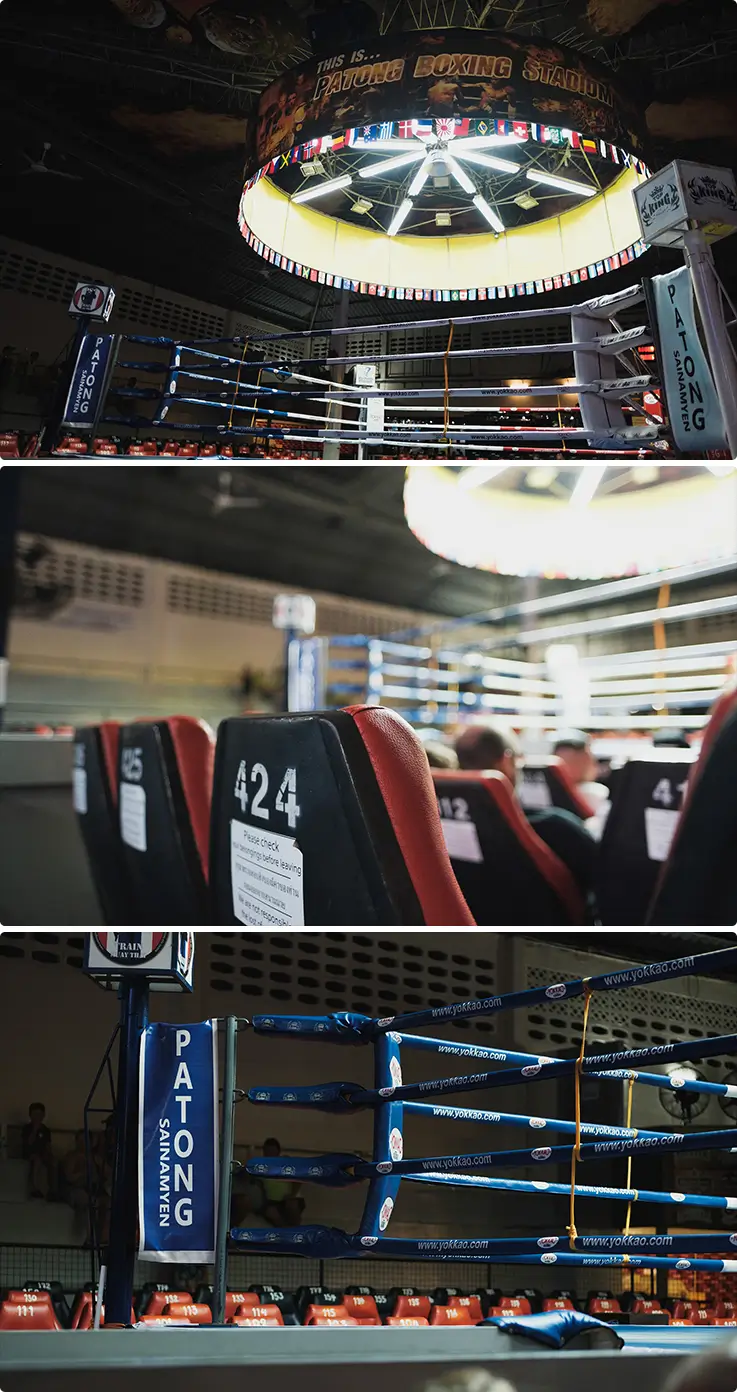 Facilities of Patong Boxing Stadium Sainamyen