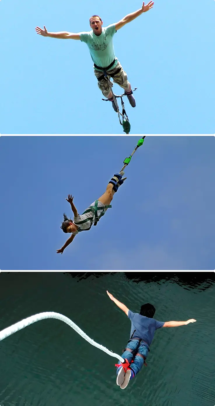 パタヤ・サヌークパークのエクストリーム・アクティビティ（バンジー