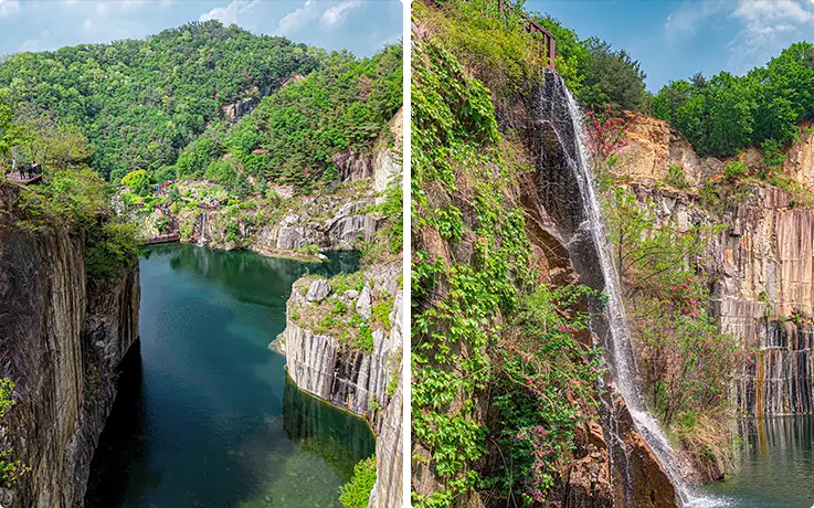 Panoramic natural views at Pocheon Art Valley