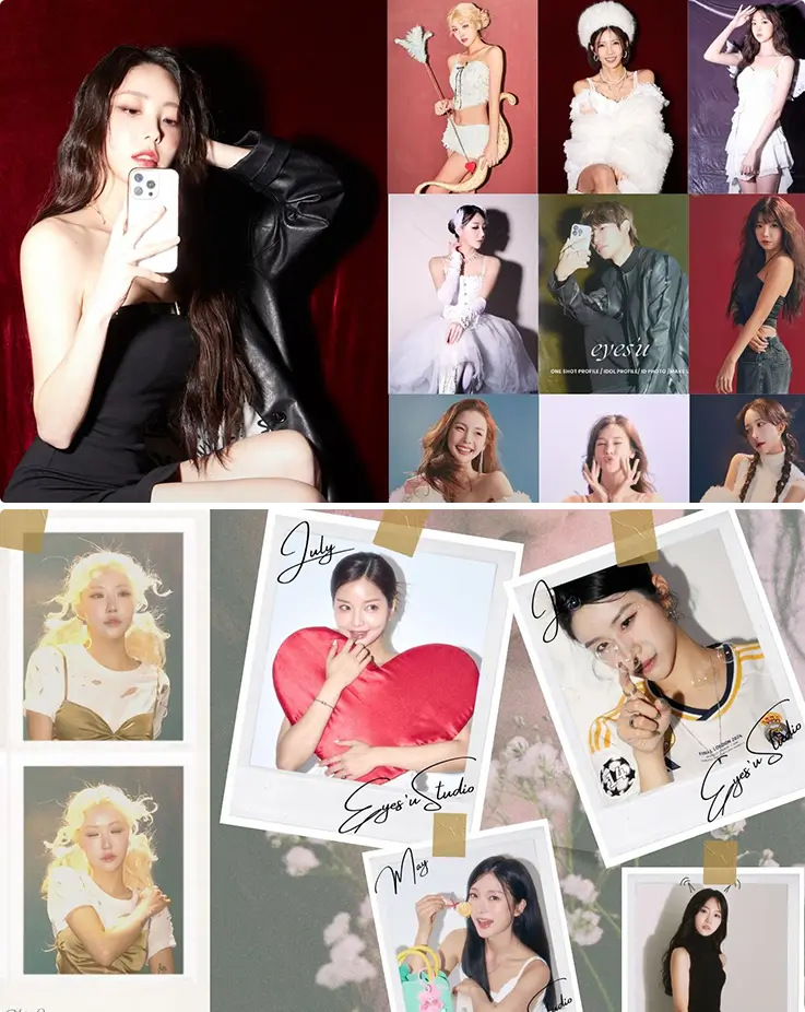 1 cut profile photoshoot at Eyesu Studio in Seongsu