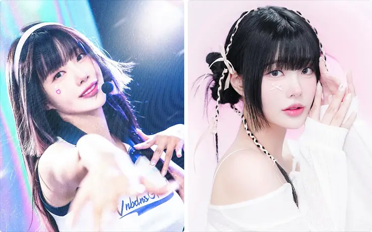 Women who are getting K-pop idol hair & makeup at A BY BOM in Seoul