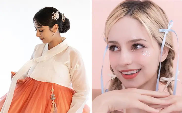 People getting makeup and hair services at Beauty Palace in Seoul map