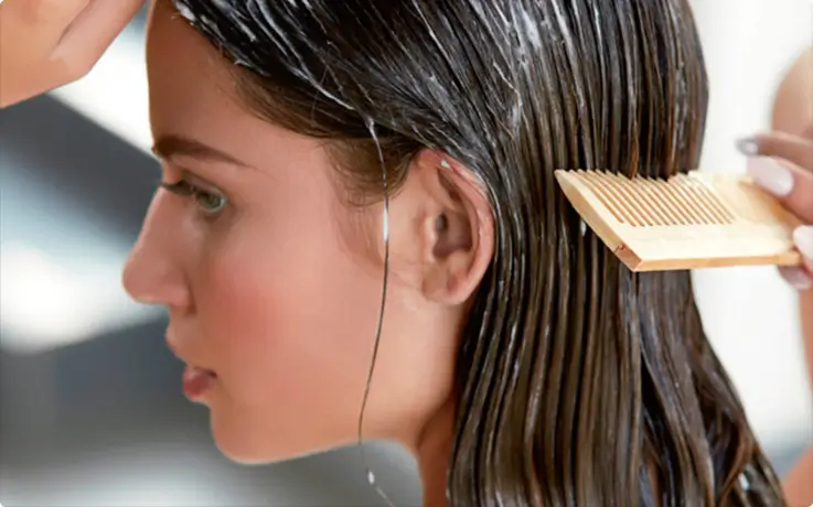 A person getting premium hair clinic service at Dressmun in Seoul