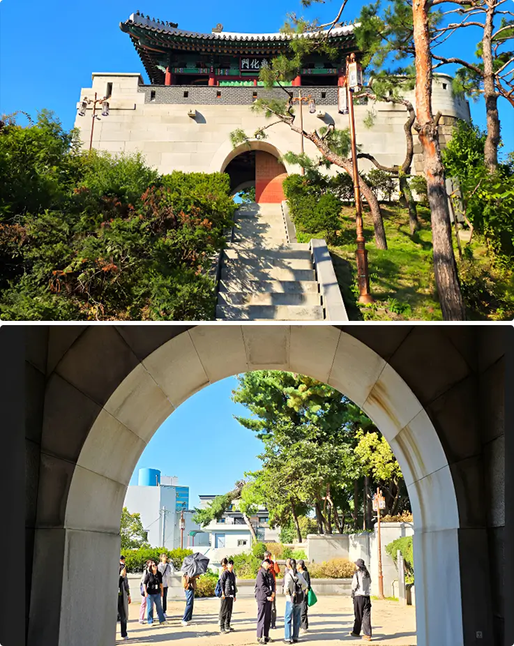 Beautiful Hyehwamun Gate in Seoul