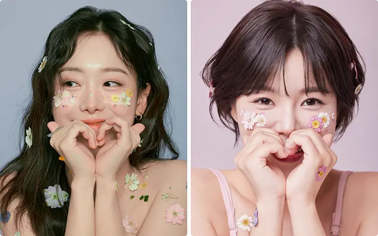 People getting hair styling, makeup, and profile photoshoot services at Mabelle Boutique in Seoul