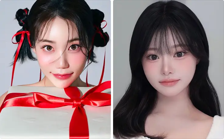 People getting hair and makeup services at Rolling Jay Cheongdam in Seoul