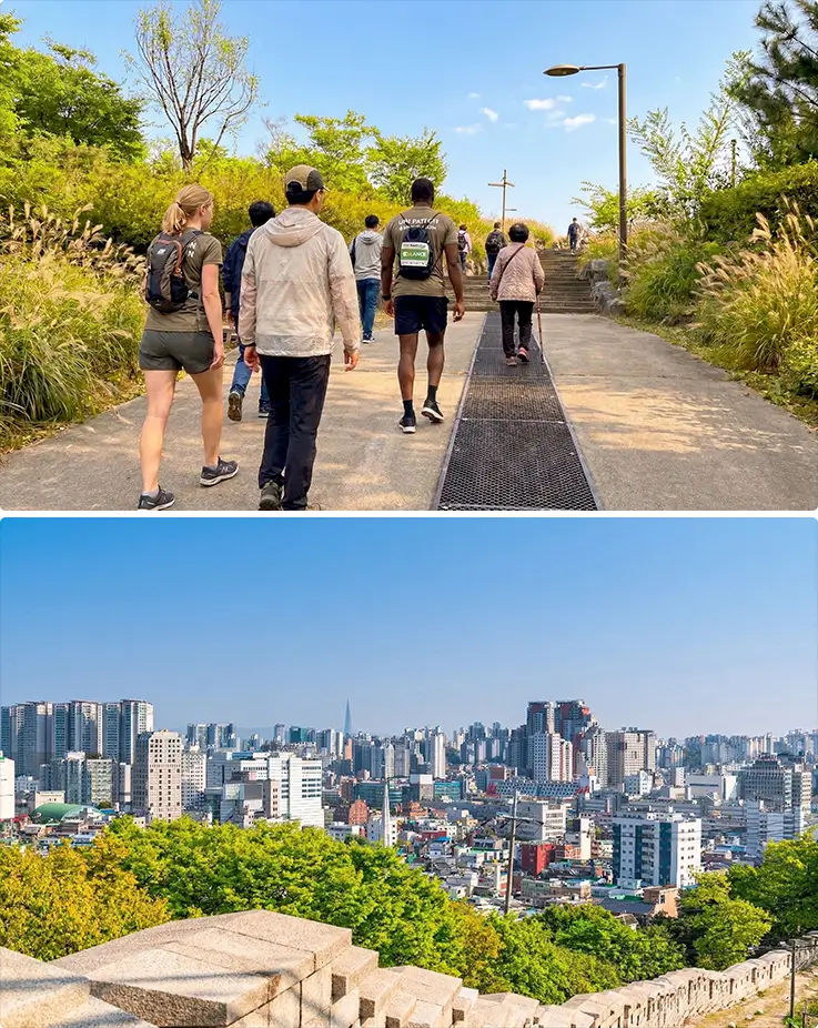 Beautiful landscapes at Namsan Park