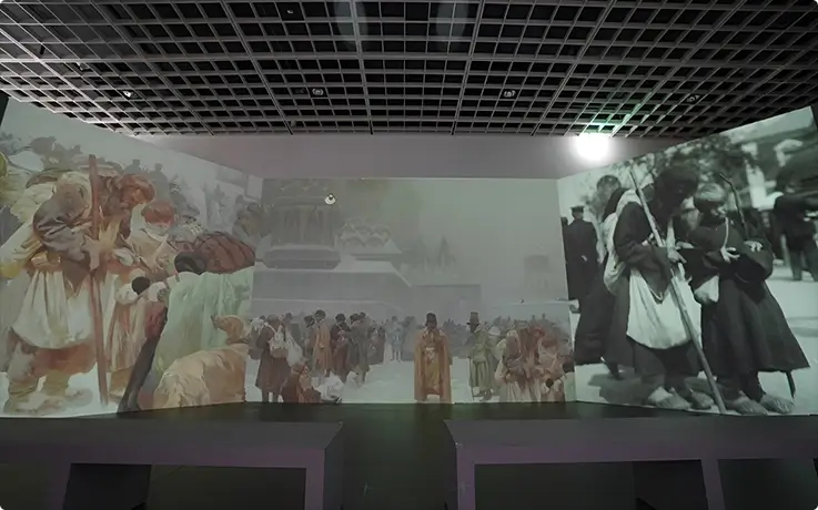 Immersive Media Installations of the Exhibition
