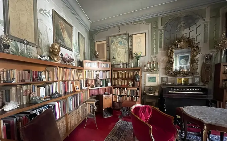 Inside of the Private Mucha House