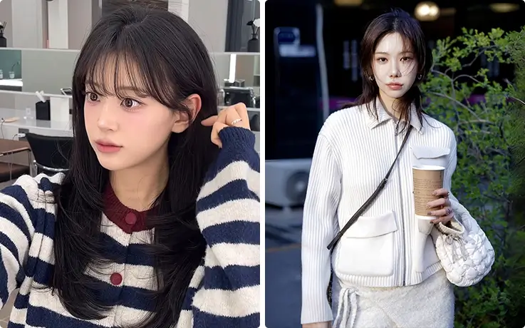 Styling examples of Hair Cut & Scalp Treatment option