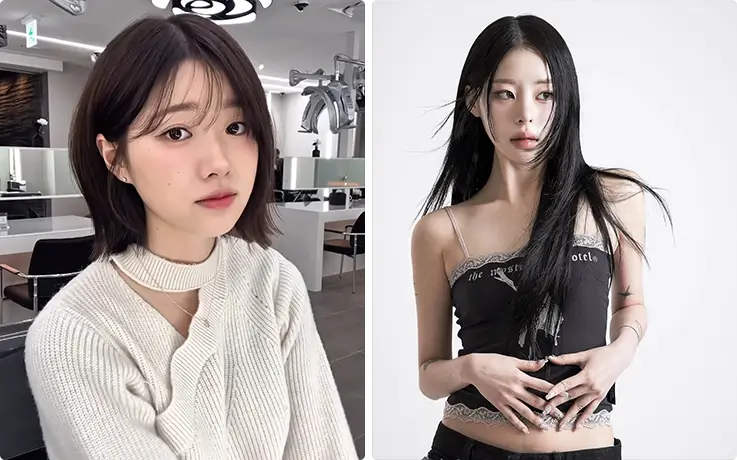 Styling examples of Hair Cut & Hair Treatment option