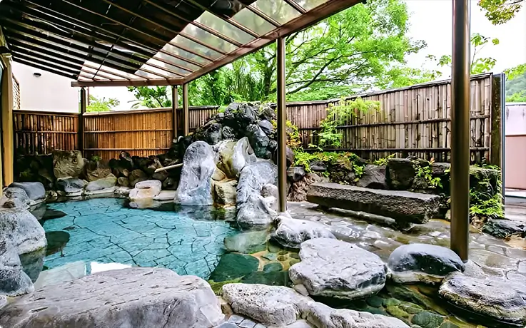 Soothing hot springs at Shuzenji Onsen Hotel Takitei in Shizuoka