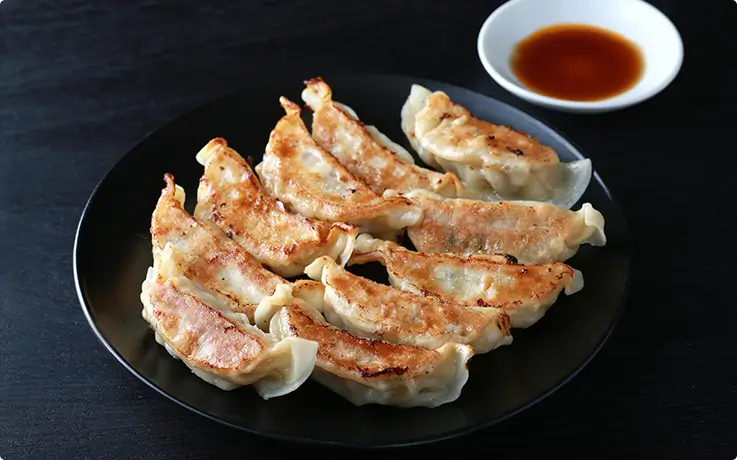 Delicious local gyoza at Utsunomiya Gyoza Street