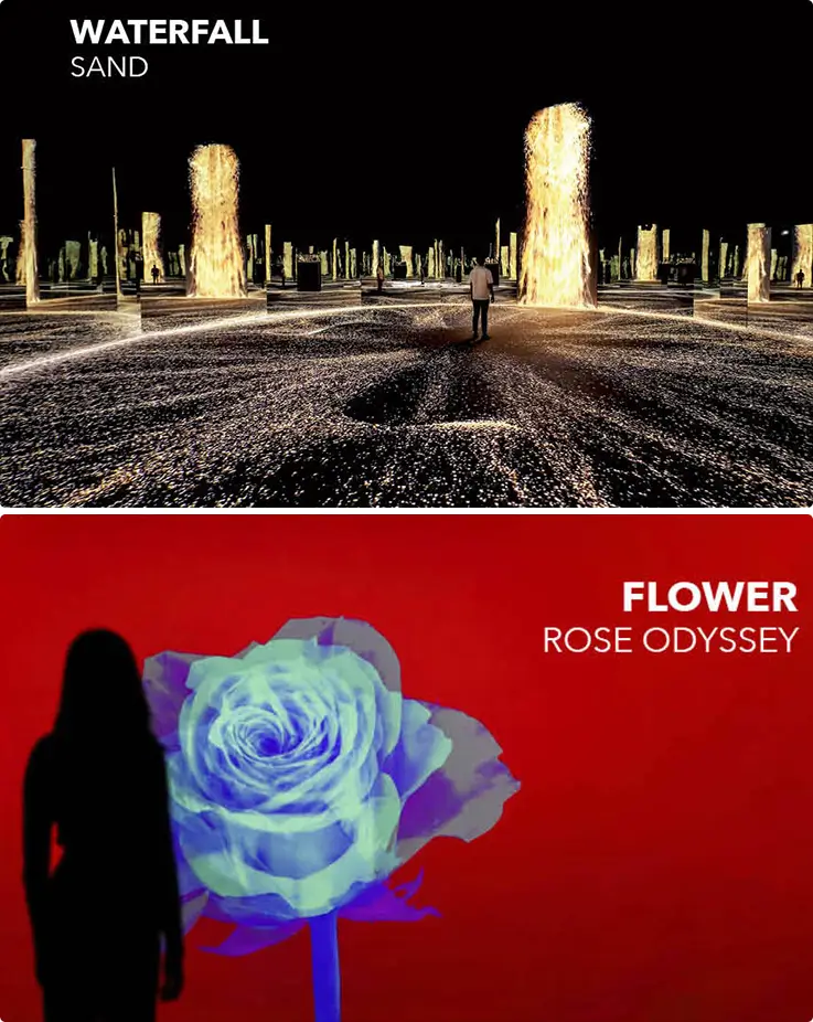 Media art installations at Yeosu Arte Museum