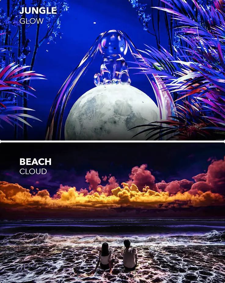 Media art installations at Yeosu Arte Museum